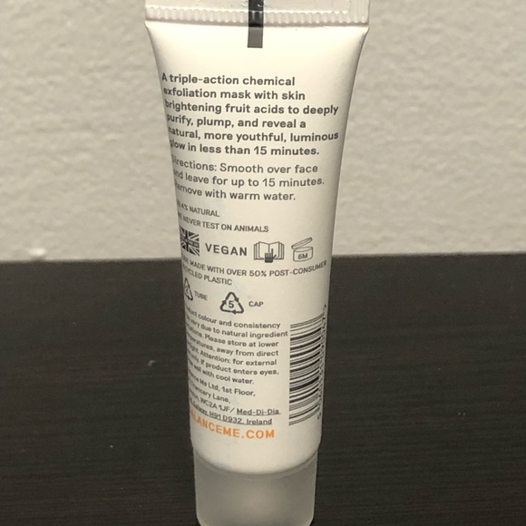 BALANCE ME AHA Glow Mask - Travel Mini Size - 10ml / .34 fl oz - Brand NEW - Picture 2 of 2